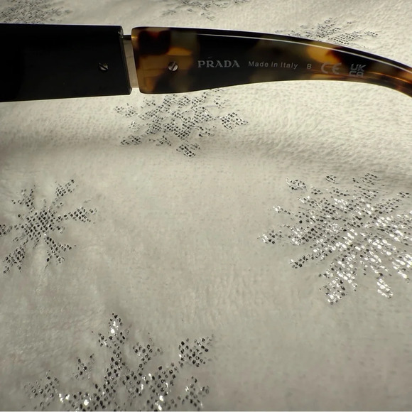 PRADA PR 21XS Leopard Print Black/Grey Polarized Sunglasses - Picture 3 of 9